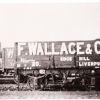 Fred Wallace’s coal wagon at Edge Hill