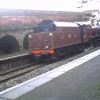 Blurred Merseyside Express