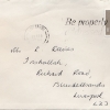 Letter from Vivienne Lord to Mr. Russell Davies Envelope