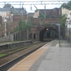 View from platform two through the tunnel