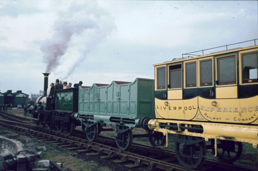Lion with first and second class coaches