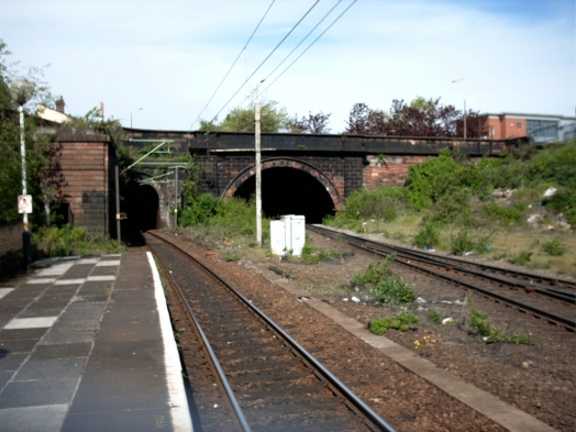 View from the Edge Hill platform